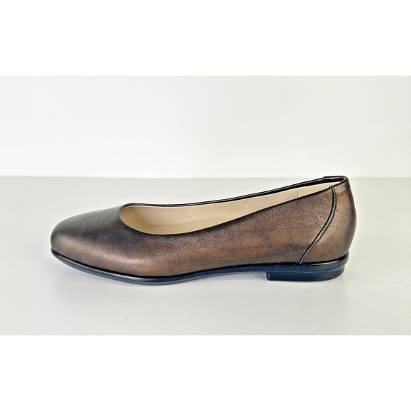 SAS Scenic Bronze Brown Leather Ballet Flats‎ Shoes Womens 7 N - Picture 7 of 11